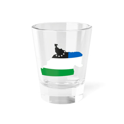 Flag-map of Rio Negro Province (Argentina) Shot Glass 1.5oz 1.5oz - Go Mug Yourself