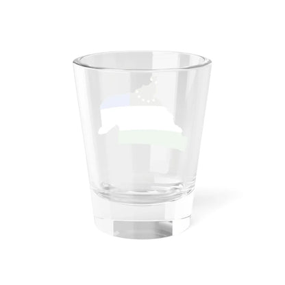 Flag-map of Rio Negro Province (Argentina) Shot Glass 1.5oz - Go Mug Yourself