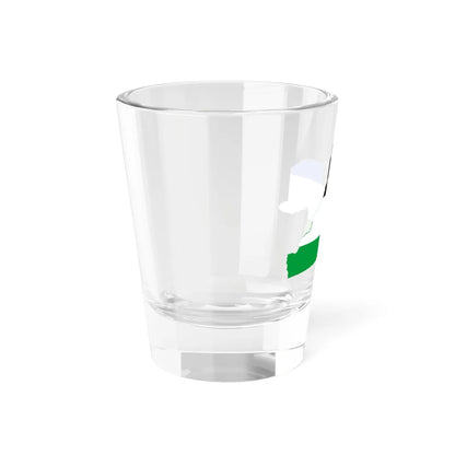 Flag-map of Rio Negro Province (Argentina) Shot Glass 1.5oz - Go Mug Yourself
