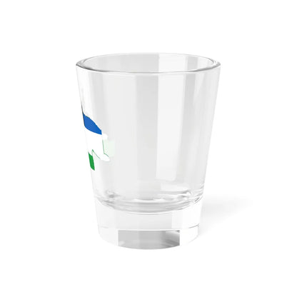 Flag-map of Rio Negro Province (Argentina) Shot Glass 1.5oz - Go Mug Yourself