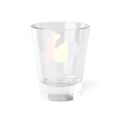Flag-map of Romania 1940-1941 (Oman) Shot Glass 1.5oz - Go Mug Yourself