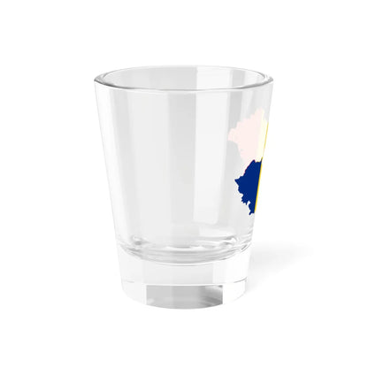 Flag-map of Romania 1942 (Oman) Shot Glass 1.5oz - Go Mug Yourself
