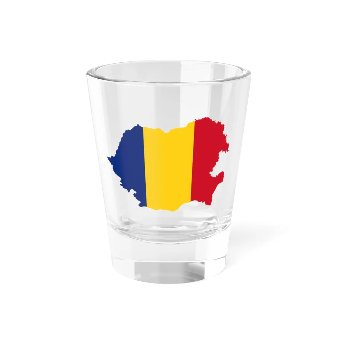 Flag-map of Romania with Moldova (Moldova) Shot Glass 1.5oz 1.5oz - Go Mug Yourself