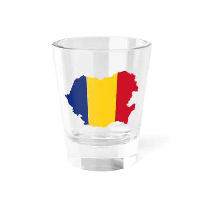 Flag-map of Romania with Moldova (Moldova) Shot Glass 1.5oz 1.5oz - Go Mug Yourself