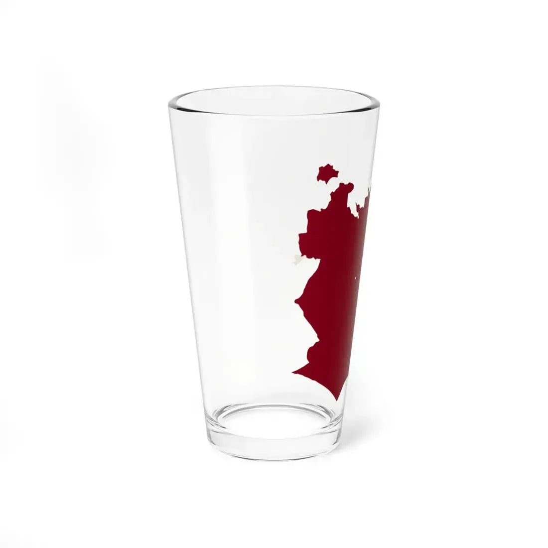 Flag-map of Rome (Italy) Pint Glass 16oz - Go Mug Yourself