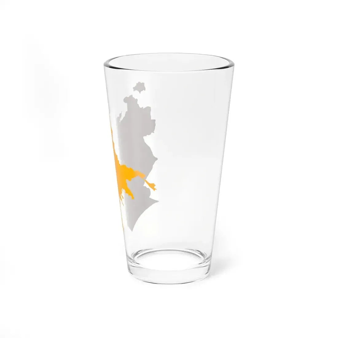 Flag-map of Rome (Italy) Pint Glass 16oz - Go Mug Yourself