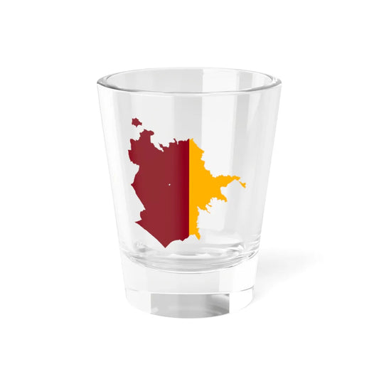 Flag-map of Rome (Italy) Shot Glass 1.5oz 1.5oz - Go Mug Yourself