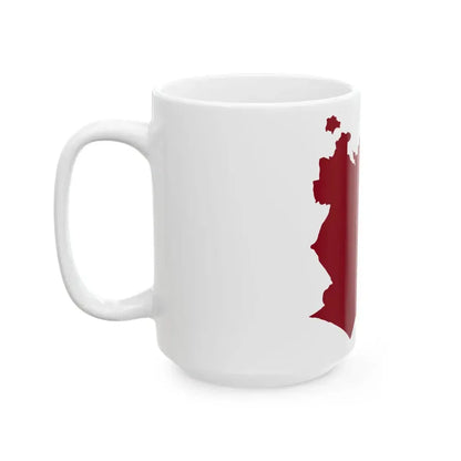 Flag-map of Rome (Italy) White Coffee Mug - Go Mug Yourself