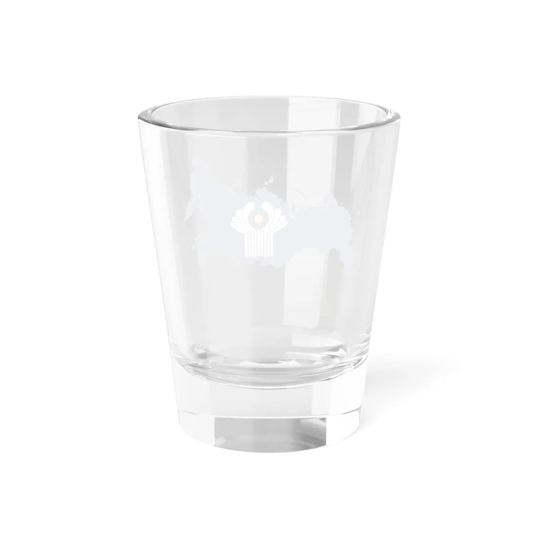Flag-map of Russia CIS (Russia) Shot Glass 1.5oz - Go Mug Yourself