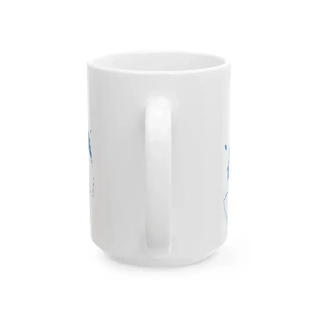 Flag-map of Russia democratic (Russia) White Coffee Mug - Go Mug Yourself