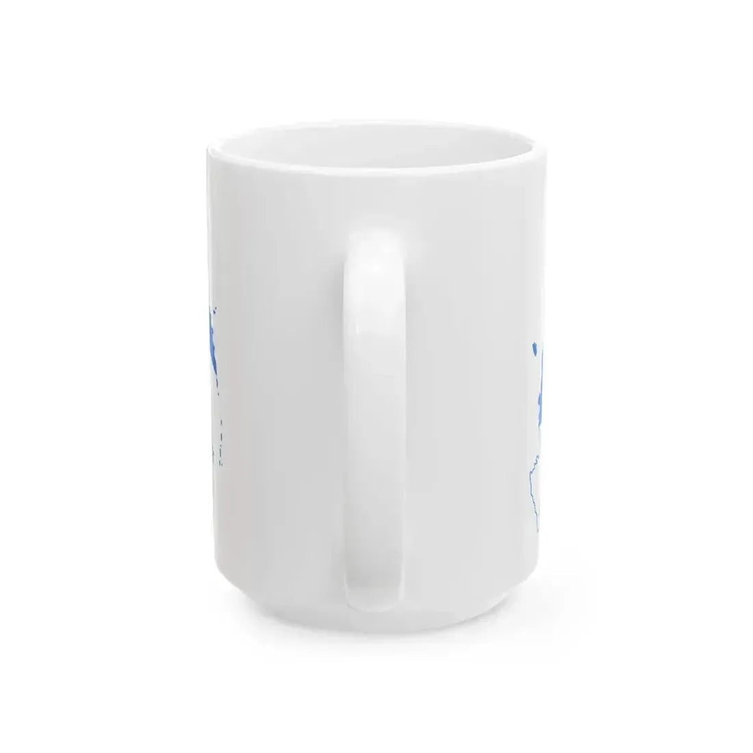Flag-map of Russia democratic (Russia) White Coffee Mug - Go Mug Yourself