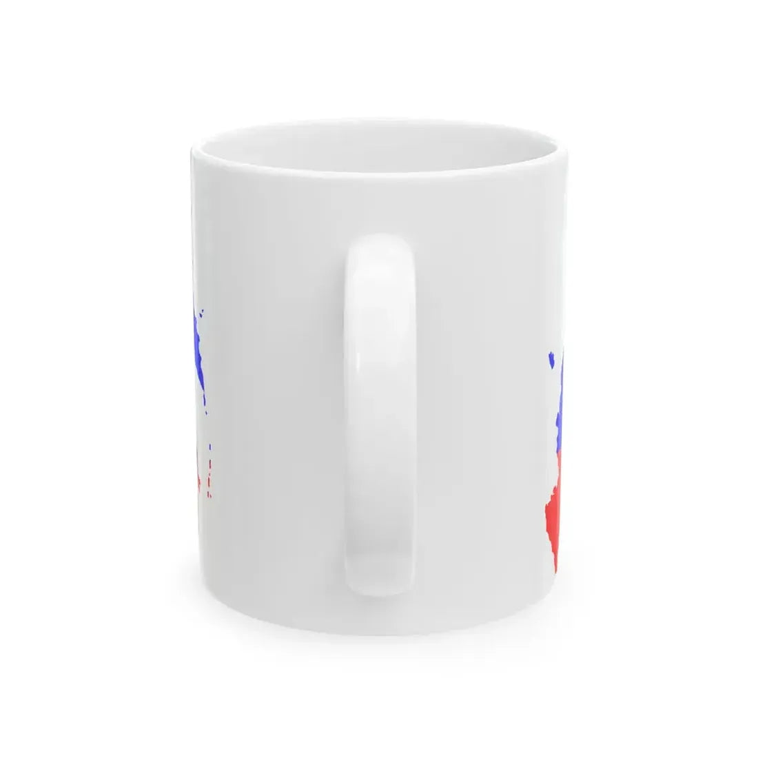 Flag-map of Russia-edit (Russia) White Coffee Mug - Go Mug Yourself