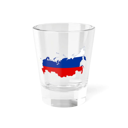 Flag-map of Russia (Russia) Shot Glass 1.5oz 1.5oz - Go Mug Yourself