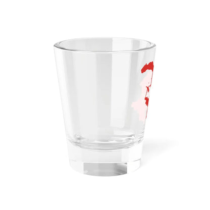 Flag-map of Saint Petersburg (Russia) Shot Glass 1.5oz - Go Mug Yourself