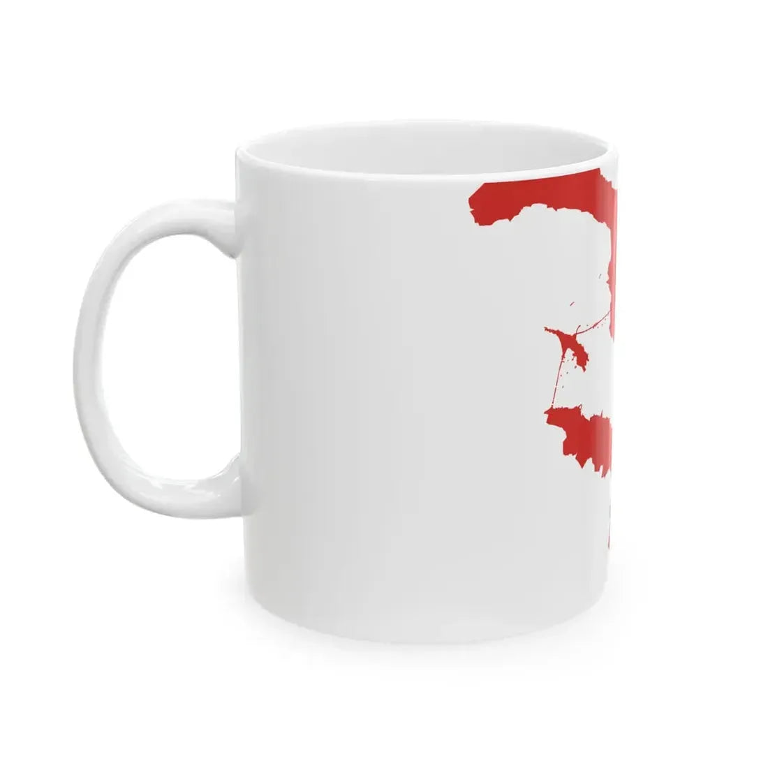 Flag-map of Saint Petersburg (Russia) White Coffee Mug - Go Mug Yourself