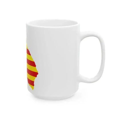 Flag map of Salento (Italy) White Coffee Mug - Go Mug Yourself