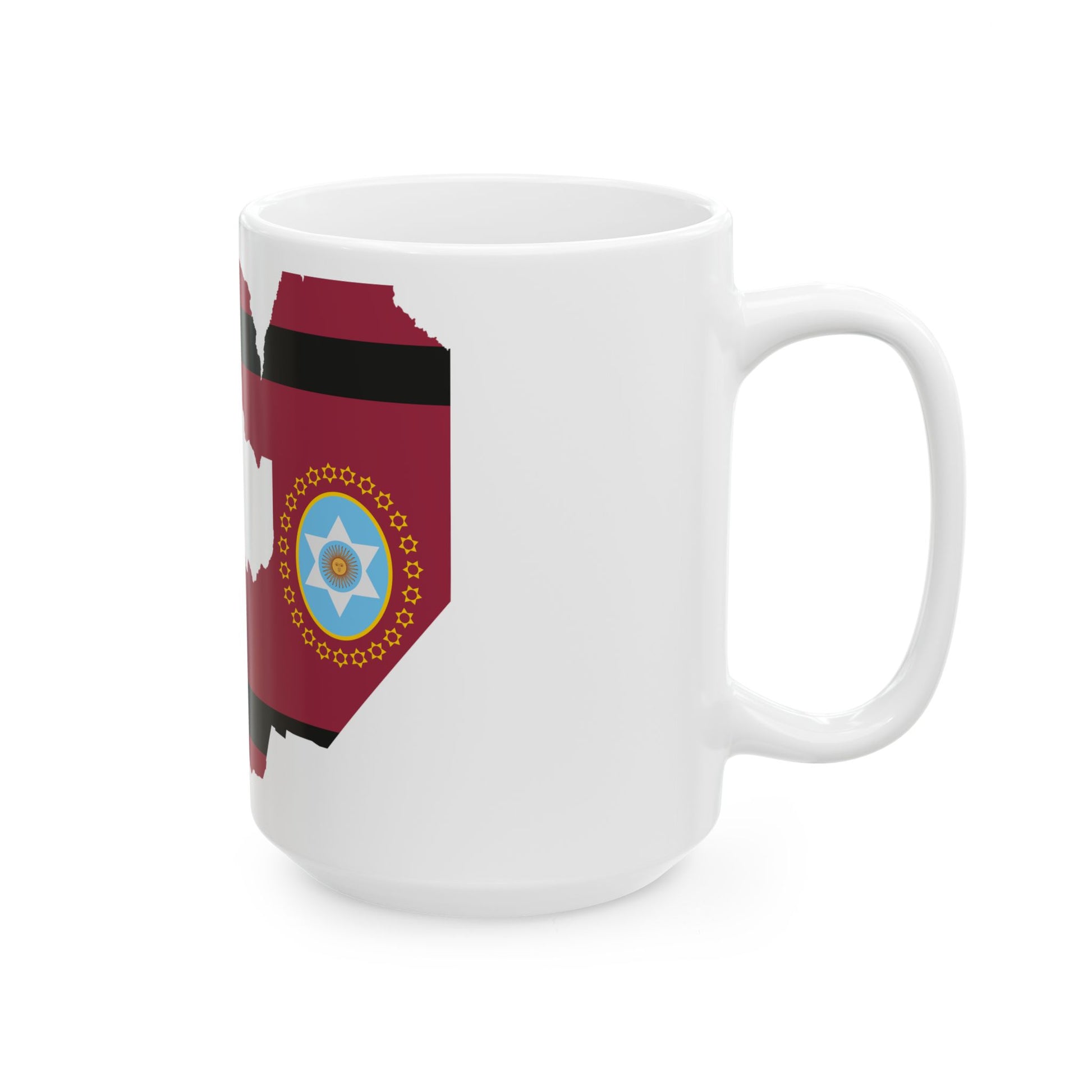 Flag-map of Salta Province (Argentina) White Coffee Mug-Go Mug Yourself