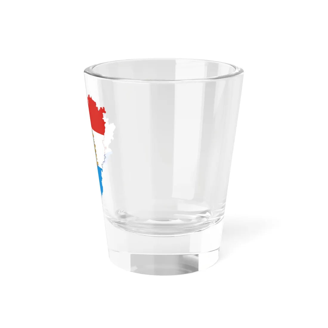 Flag-map of Samara Oblast (Russia) Shot Glass 1.5oz - Go Mug Yourself