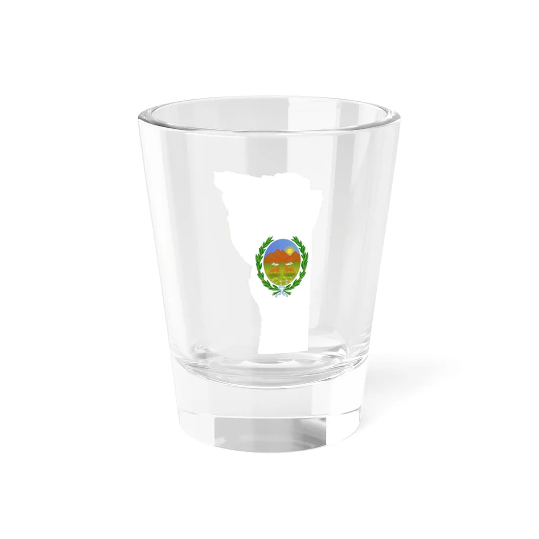 Flag-map of San Luis Province (Argentina) Shot Glass 1.5oz 1.5oz - Go Mug Yourself