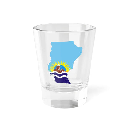 Flag-map of Santa Cruz Province (Argentina) Shot Glass 1.5oz 1.5oz - Go Mug Yourself