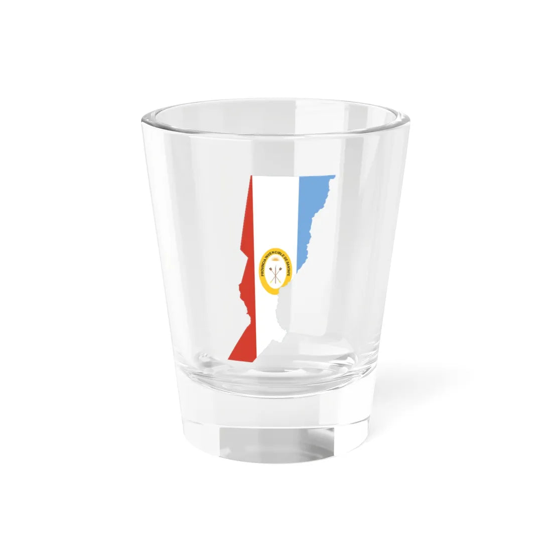 Flag-map of Santa Fe Province (Argentina) Shot Glass 1.5oz 1.5oz - Go Mug Yourself