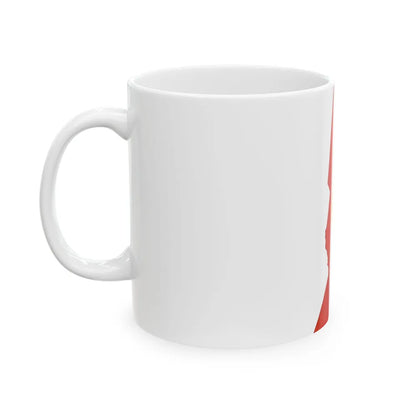 Flag-map of Santa Fe Province (Argentina) White Coffee Mug - Go Mug Yourself