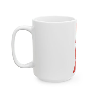 Flag-map of Santa Fe Province (Argentina) White Coffee Mug-Go Mug Yourself