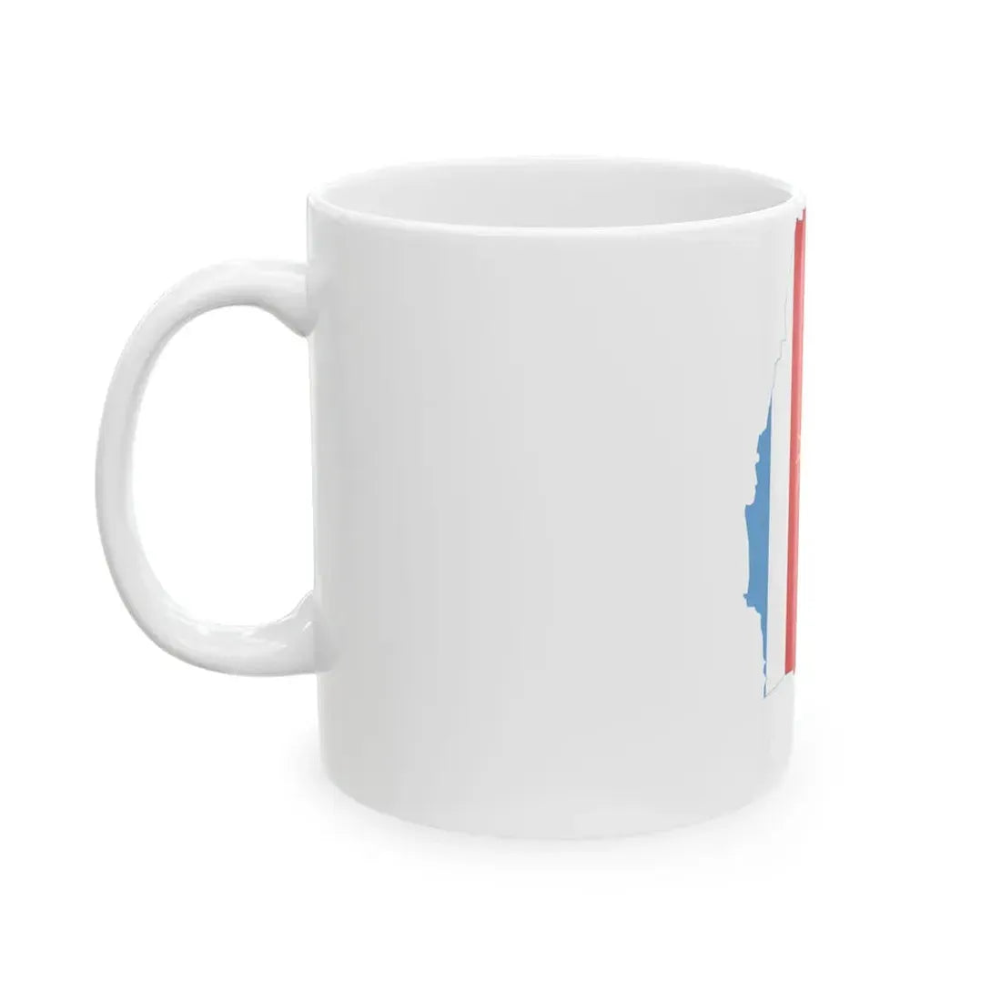 Flag-map of Santiago del Estero Province (Argentina) White Coffee Mug - Go Mug Yourself