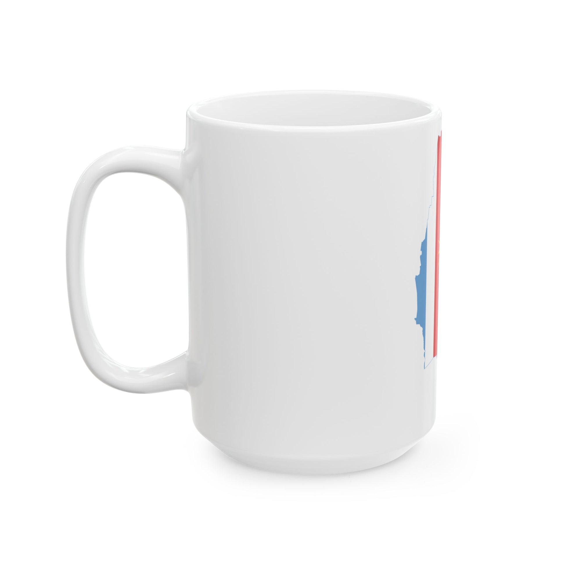 Flag-map of Santiago del Estero Province (Argentina) White Coffee Mug-Go Mug Yourself