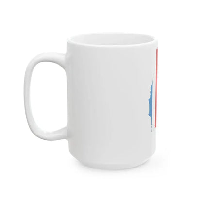Flag-map of Santiago del Estero Province (Argentina) White Coffee Mug - Go Mug Yourself