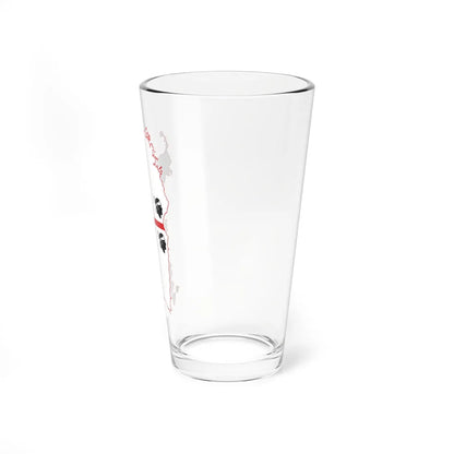 Flag map of Sardinia (Italy) Pint Glass 16oz - Go Mug Yourself