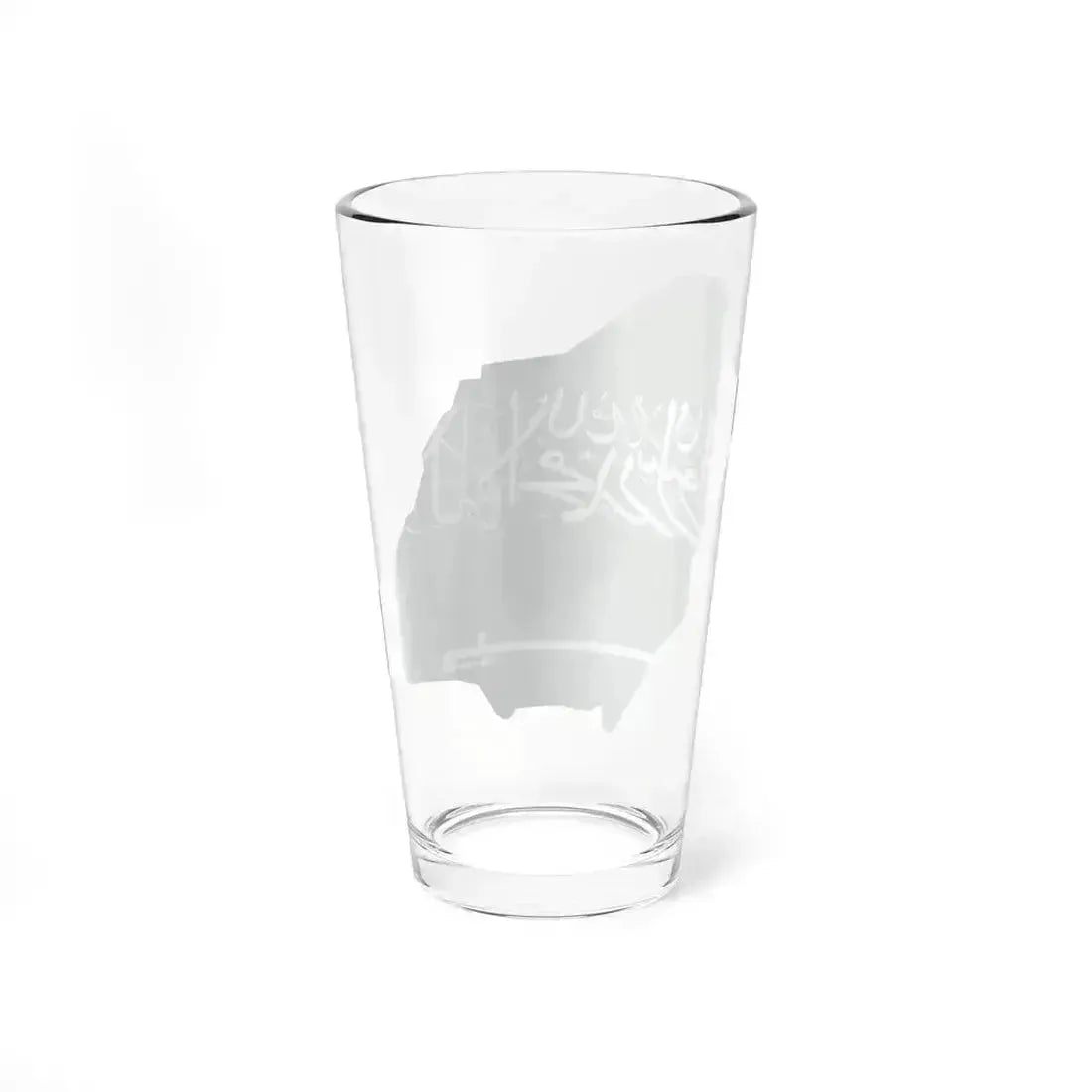 Flag map of Saudi Arabia (Saudi Arabia) Pint Glass 16oz - Go Mug Yourself