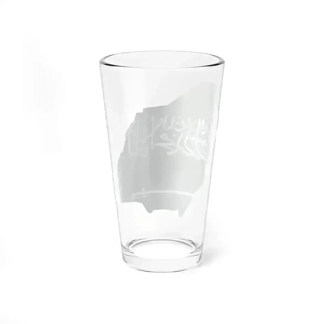 Flag map of Saudi Arabia (Saudi Arabia) Pint Glass 16oz - Go Mug Yourself