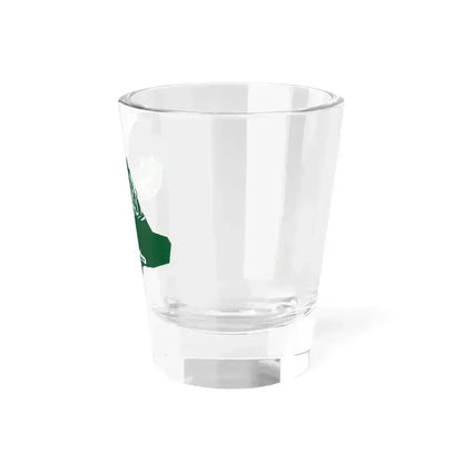 Flag map of Saudi Arabia (Saudi Arabia) Shot Glass 1.5oz - Go Mug Yourself