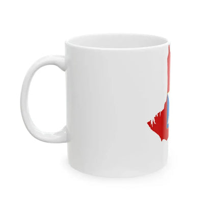 Flag-map of Sevastopol (Russia) White Coffee Mug - Go Mug Yourself
