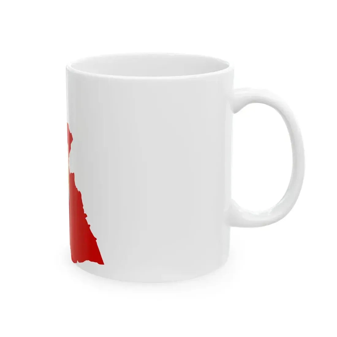 Flag-map of Sevastopol (Russia) White Coffee Mug - Go Mug Yourself