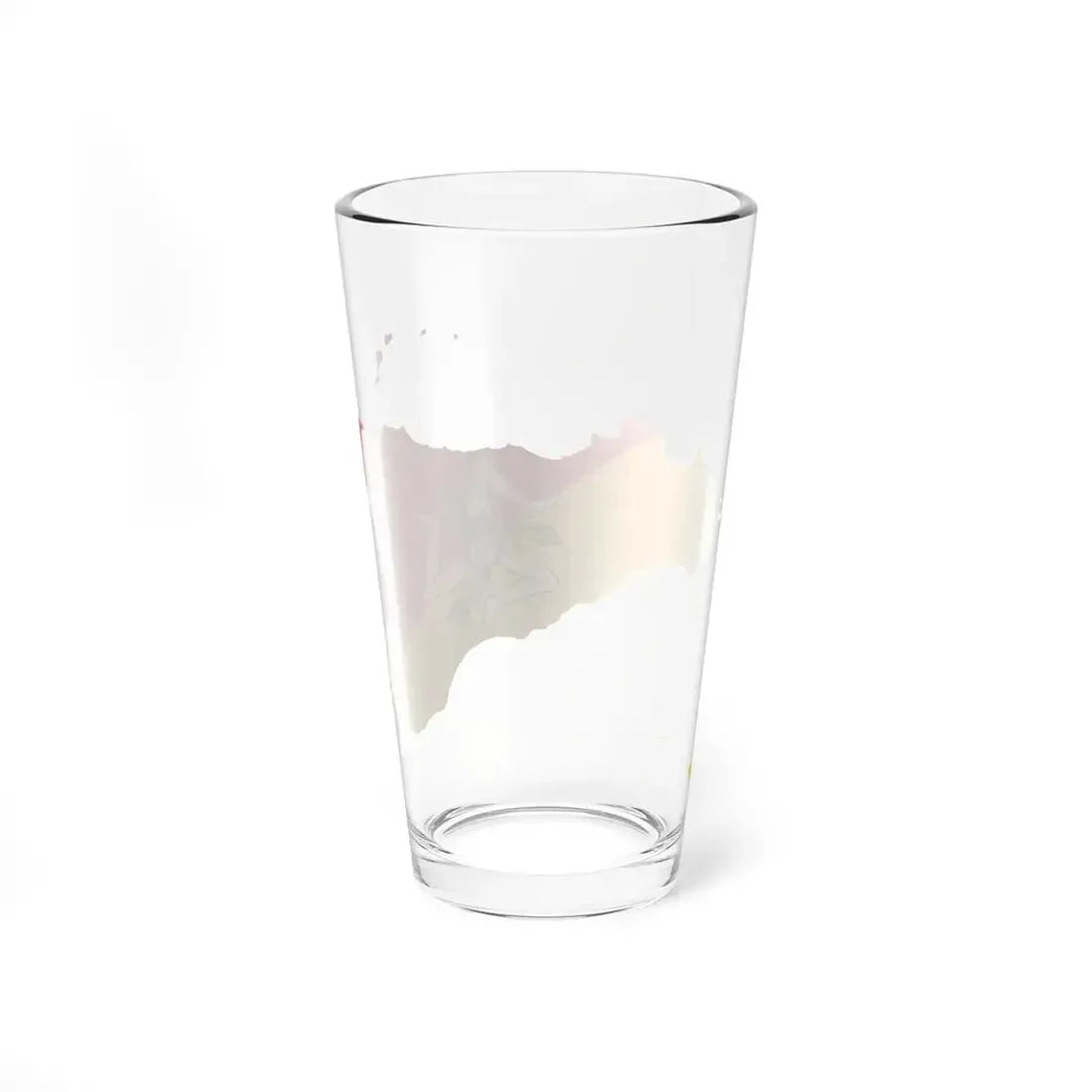 Flag-map of Sicily (Italy) Pint Glass 16oz - Go Mug Yourself