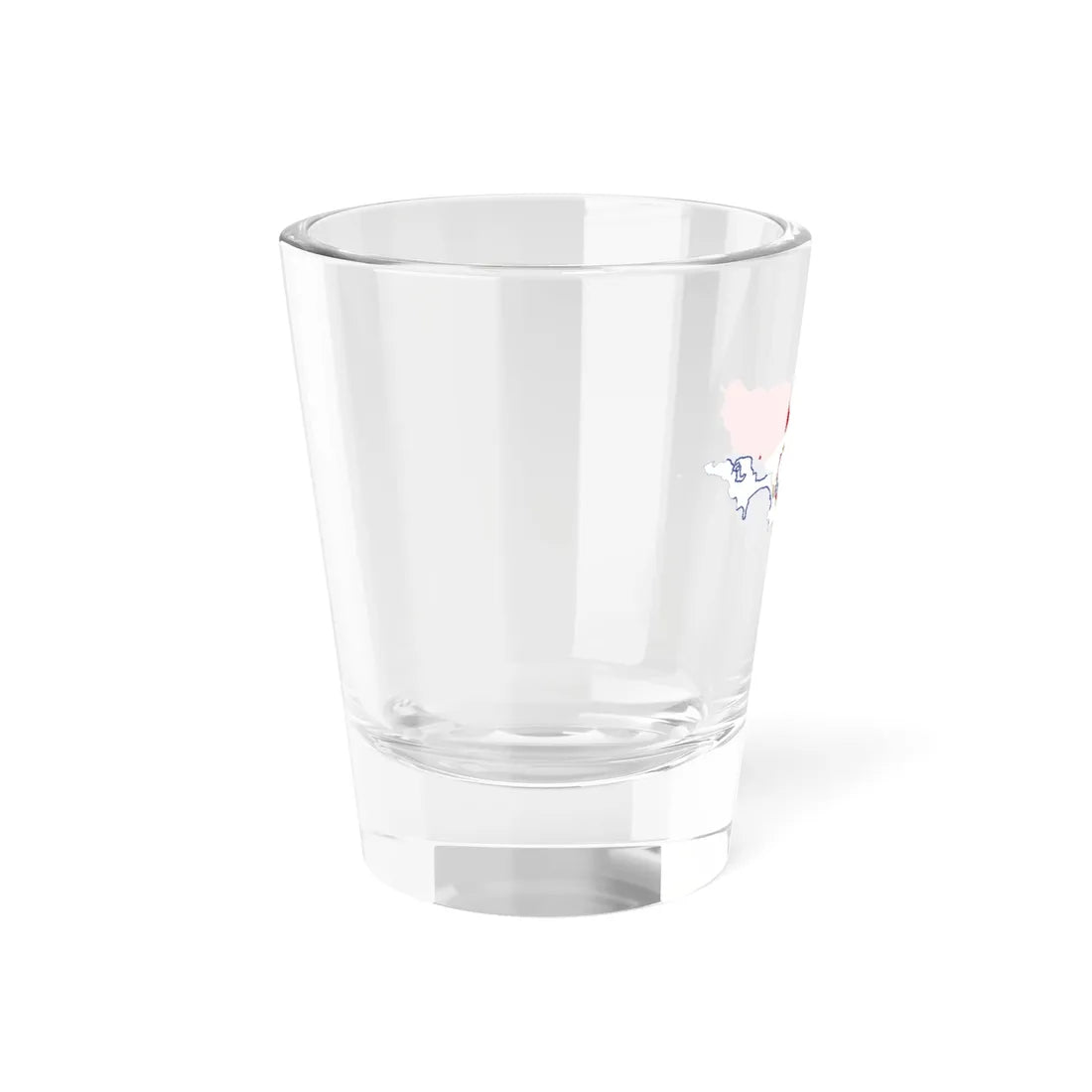 Flag-map of Sint Maarten (Netherlands) Shot Glass 1.5oz - Go Mug Yourself