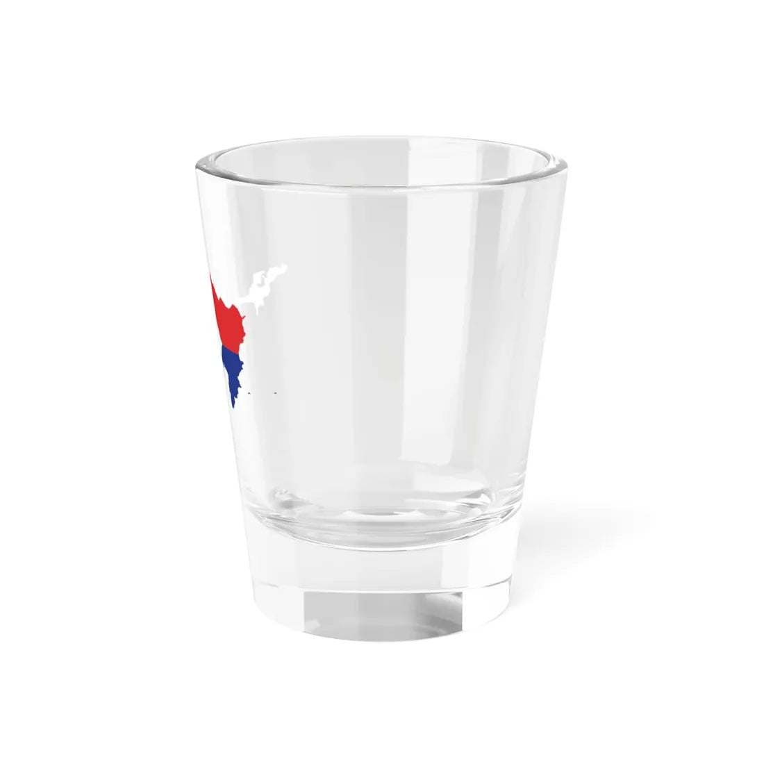 Flag-map of Sint Maarten (Netherlands) Shot Glass 1.5oz - Go Mug Yourself
