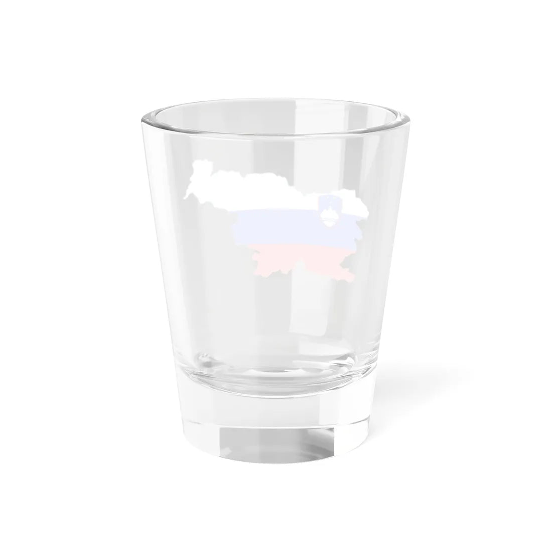Flag-map of Slovenia (Slovenia) Shot Glass 1.5oz - Go Mug Yourself