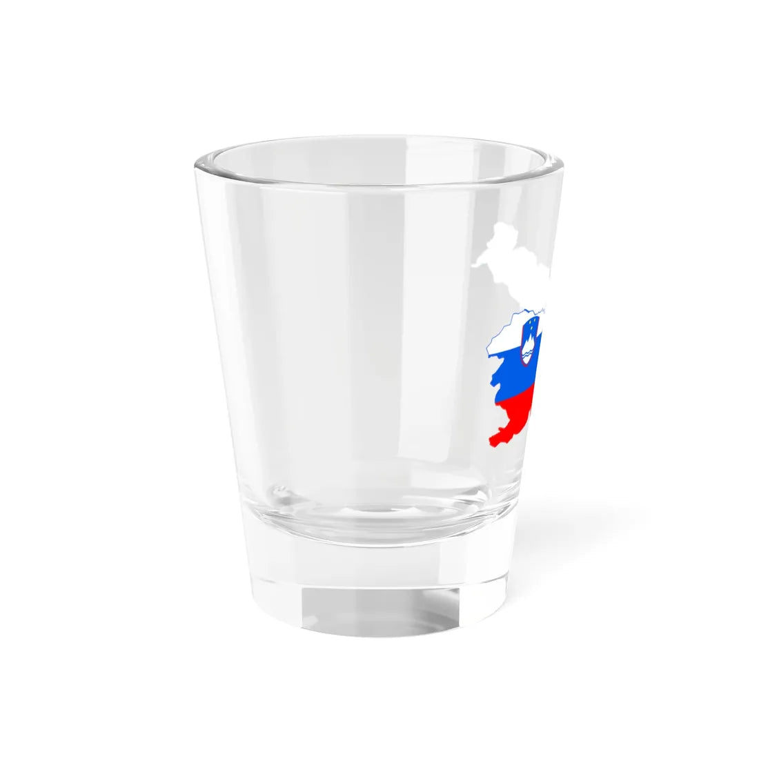 Flag-map of Slovenia (Slovenia) Shot Glass 1.5oz - Go Mug Yourself
