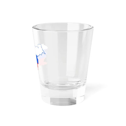 Flag-map of Slovenia (Slovenia) Shot Glass 1.5oz - Go Mug Yourself