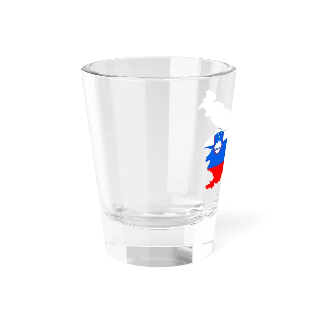 Flag-map of Slovenia2 (Slovenia) Shot Glass 1.5oz - Go Mug Yourself