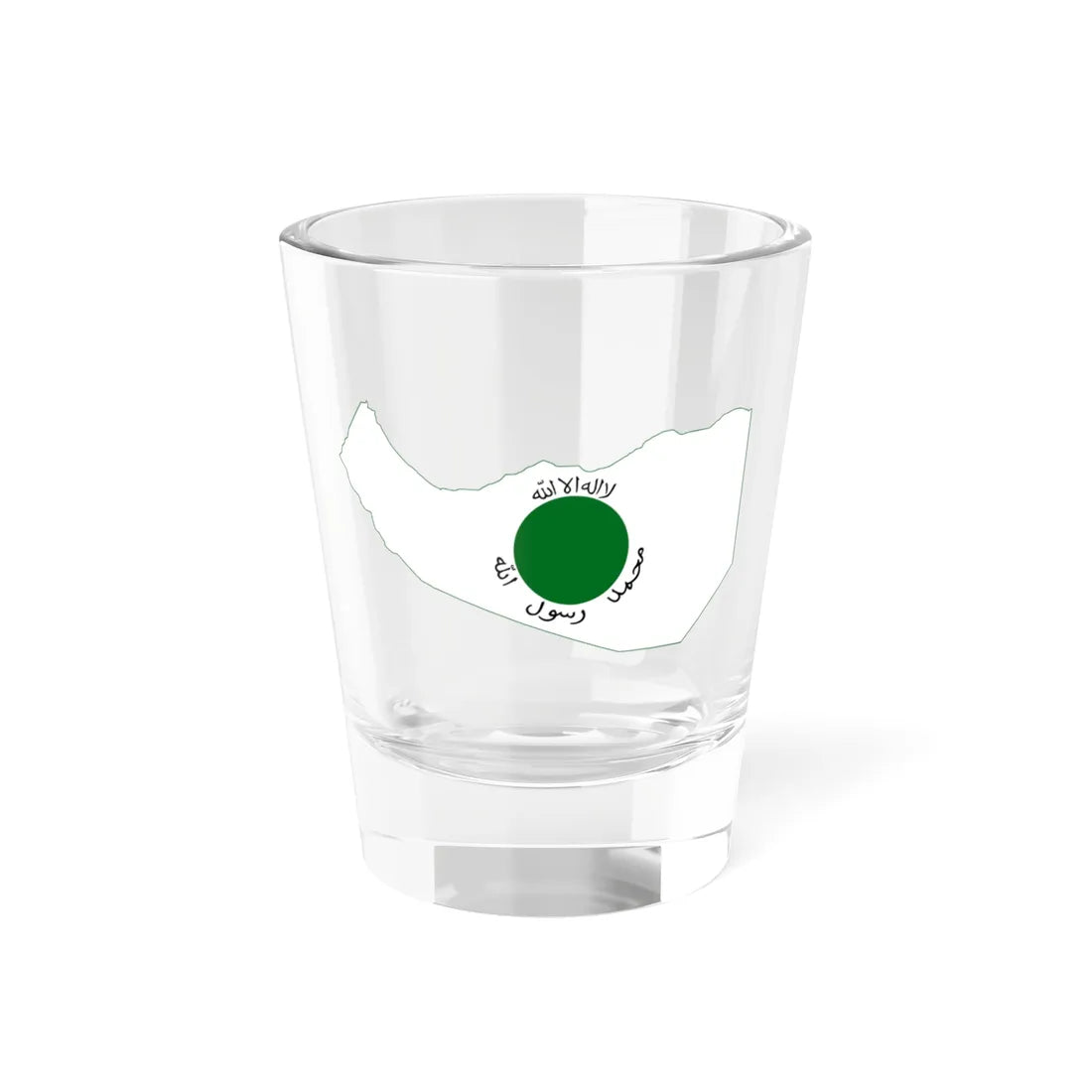 Flag-map of Somaliland 1991-1996 (Mali) Shot Glass 1.5oz 1.5oz - Go Mug Yourself
