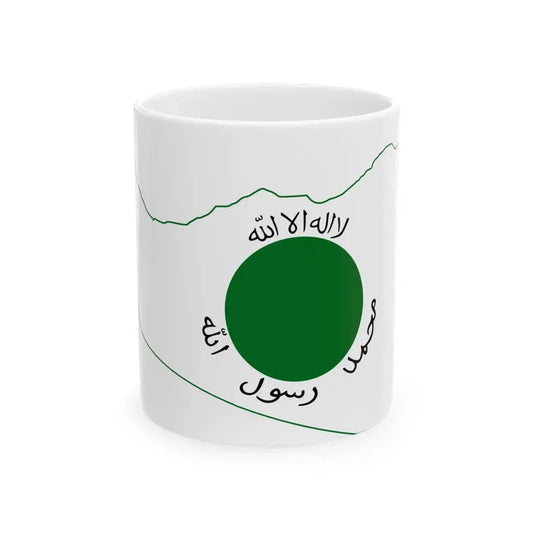 Flag-map of Somaliland 1991-1996 (Mali) White Coffee Mug 11oz - Go Mug Yourself