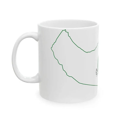 Flag-map of Somaliland 1991-1996 (Mali) White Coffee Mug - Go Mug Yourself