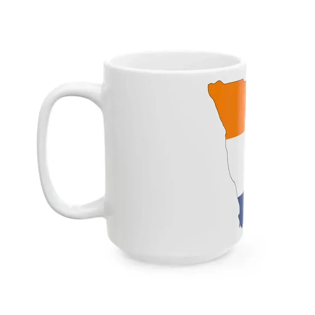 Flag map of South Africa 1928-1982 with South West Africa (South Africa) White Coffee Mug - Go Mug Yourself