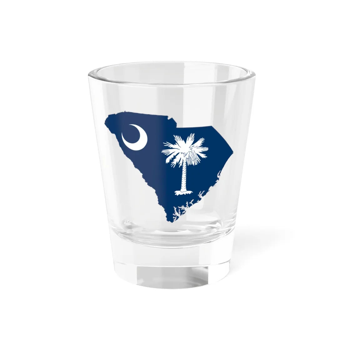 Flag-map of South Carolina (United States) Shot Glass 1.5oz 1.5oz - Go Mug Yourself