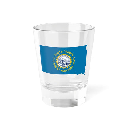 Flag-map of South Dakota (United States) Shot Glass 1.5oz 1.5oz - Go Mug Yourself