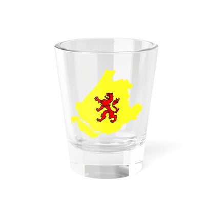 Flag-map of South Holland (Netherlands) Shot Glass 1.5oz 1.5oz - Go Mug Yourself